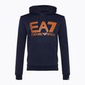 Pánska mikina EA7 Emporio Armani Train Logo Series Oversize Logo Hoodie Coft navy blue 5