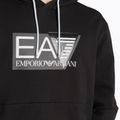 Pánska mikina EA7 Emporio Armani Train Visibility Hoodie black 3