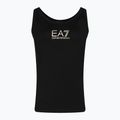 Dámske tielko EA7 Emporio Armani Train Shiny black/logo light gold