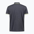 Pánska polo tričko CMP 34D5987 black/blue 2