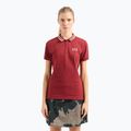 Dámske tričko EA7 Emporio Armani Golf Pre Polo Damier syrah