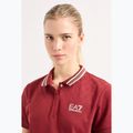 Dámske tričko EA7 Emporio Armani Golf Pre Polo Damier syrah 4