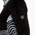 Dámska lyžiarska mikina EA7 Ski Kitzbuhel Polarfleece T-Top fancy zebra 3