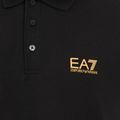 Pánska polokošeľa EA7 Emporio Armani Core Identity čierna / zlaté logo 3