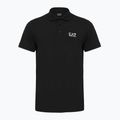 Pánska polokošeľa EA7 Emporio Armani Core Identity čierna