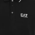 Pánska polokošeľa EA7 Emporio Armani Core Identity Piqué čierna 3