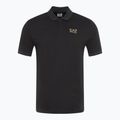 Pánske tričko EA7 Emporio Armani Train 7 Lines Polo black 0200