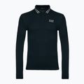 Pánske tričko longsleeve EA7 Emporio Armani Golf Pre Polo Check armani blue