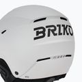 Lyžiarska prilba Briko Elio Visor matt white/black 8