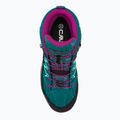 Detské trekové topánky CMP Rigel Mid lake/pink fluo 5