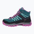 Juniorská trekkingová obuv CMP Rigel Mid lake / pink fluo 10