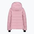 Dámska páperová bunda CMP Fix Hood ružová 32W266 9