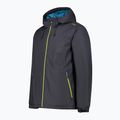 Pánska hybridná bunda CMP Fix Hood tmavošedá 32Z1847/U423 9