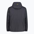 Pánska hybridná bunda CMP Fix Hood tmavošedá 32Z1847/U423 5