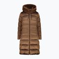 Dámska páperová bunda CMP Coat Fix Hood hnedá 32K386F