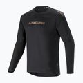 Pánske cyklistické tričko Alpinestars A-Aria Polartec Switch s dlhým rukávom čierne