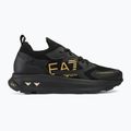 Obuv EA7 Emporio Armani Black & White Altura Knit triple black/gold 2