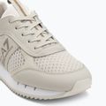 Topánky EA7 Emporio Armani Black & White Laces silver birch/gold 7