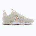 Topánky EA7 Emporio Armani Black & White Laces silver birch/gold