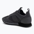 Topánky EA7 Emporio Armani Black & White Laces asphalt grey/silv.g7 3