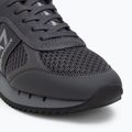 Topánky EA7 Emporio Armani Black & White Laces asphalt grey/silv.g7 7