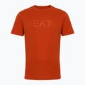 Pánske tričko EA7 Emporio Armani Visibility Cotton Crew rooibos tea