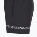 Pánske plavecké šortky EA7 Emporio Armani Extended Logo Boxer black / silver 3