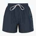 Pánske plavecké šortky EA7 Emporio Armani s nadrozmerným logom armani blue / silver