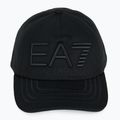 EA7 Emporio Armani Train Logo Series Vyšívaná baseballová čiapka čierna 2