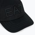 EA7 Emporio Armani Train Logo Series Vyšívaná baseballová čiapka čierna 3