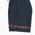 Pánske plavecké šortky EA7 Emporio Armani Extended Logo Boxer armani blue / tangerine tango 3
