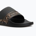 EA7 Emporio ArmaniWater Sports Tape žabky plné čierne / zlaté 7