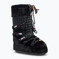 Snehule Moon Boot Icon Faux Fur Beads black