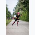 Detské korčule s chráničmi Rollerblade Microblade Combo Jr black/pink 10