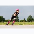 Detské korčule s chráničmi Rollerblade Microblade Combo Jr black/pink 11