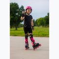 Detské korčule s chráničmi Rollerblade Microblade Combo Jr black/pink 12