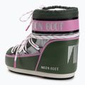 Dámske snehové topánky Moon Boot Icon Low Space Racing forest green/silver/pink 3