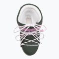 Dámske snehové topánky Moon Boot Icon Low Space Racing forest green/silver/pink 5