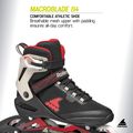Pánske kolieskové korčule Rollerblade Macroblade 84 black/sand/red 7
