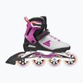 Dámske kolieskové korčule Rollerblade Macroblade 84 W light grey/violet/orange 2
