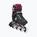 Dámske kolieskové korčule Rollerblade Macroblade 84 W black/burgundy/ocean green 5