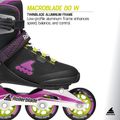 Dámske kolieskové korčule Rollerblade Macroblade 80 W black/dark fuchsia 9