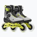 Pánske kolieskové korčule Rollerblade Macroblade 110 Boa black/grey/lime 4