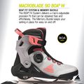 Dámske kolieskové korčule Rollerblade Macroblade 90 Boa W grey/amethyst rose 10