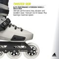 Kolieskové korčule Rollerblade Twister 90R white smoke/black 8