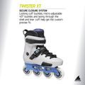 Valce Rollerblade Twister Xt grey pearl/periwinkle 8