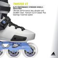 Kolieskové korčule Rollerblade Twister Xt grey pearl/periwinkle 9