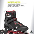 Pánske kolieskové korčule Rollerblade Macroblade 90 black/red 7