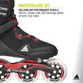 Pánske kolieskové korčule Rollerblade Macroblade 90 black/red 8