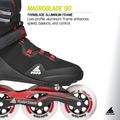Pánske kolieskové korčule Rollerblade Macroblade 90 black/red 9